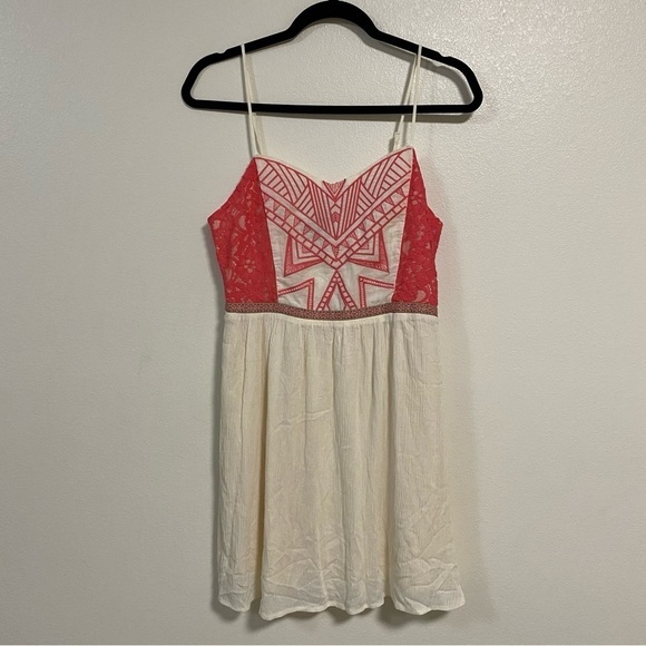Flying Tomato Embroidered Summer Mini Dress Size Large - Picture 5 of 12